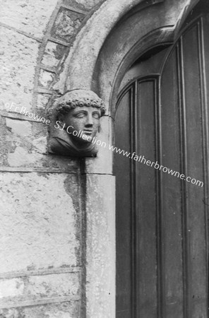 DETAILS OF ST.JOHN'S CHURCH FORMANLY S.J. HEADS ON S.W. DOORWAY